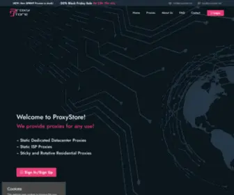Proxystore.net(High Speed & Anonymity Datacenter & ISP Proxies) Screenshot