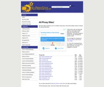 Proxywebsites.biz(Proxy Sites) Screenshot