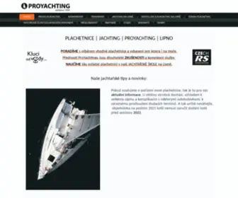 Proyachting.cz(Sportovní plachetnice) Screenshot