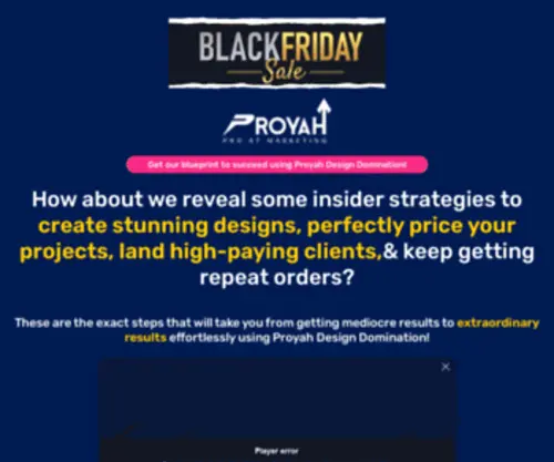 Proyah.com(Proyah design domination) Screenshot