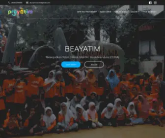 Proyatim.or.id(Membangun Bersama Yatim) Screenshot