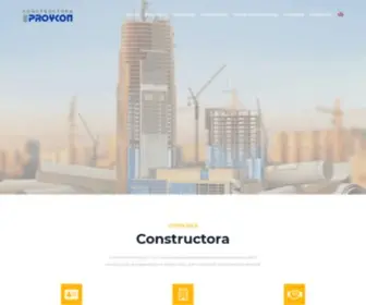 Proycon.com(Empresa de Construcción en Costa Rica) Screenshot