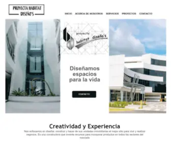 Proyectahabitatdisenos.com(Proyecta) Screenshot