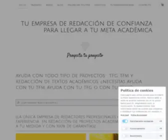 Proyectatuproyecto.com(Ayuda con TFG y TFM) Screenshot
