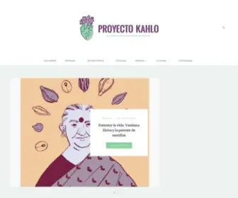 Proyecto-Kahlo.com(Proyecto Kahlo) Screenshot