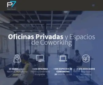 Proyecto7.com.mx(Proyecto 7 Business Center & Coworking) Screenshot