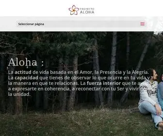 Proyectoaloha.com(Abraza la Vida) Screenshot