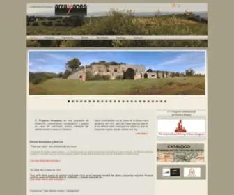 Proyectoarrayanes.org(Patrimonio minero industrial metalurgico del distrito de Linares) Screenshot