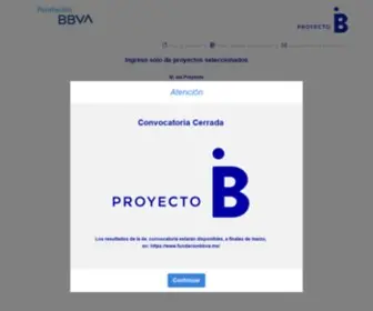 Proyectobi.com(Beca de Arte BBVA) Screenshot