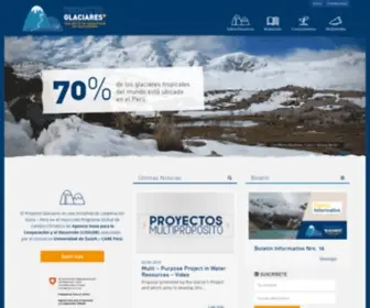 Proyectoglaciares.pe(El Proyecto Glaciares es una iniciativa de cooperación Suiza) Screenshot