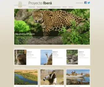 Proyectoibera.org(Proyecto Iberá) Screenshot