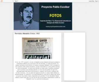 Proyectopabloescobar.com(Proyecto Pablo Escobar) Screenshot