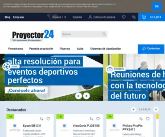 Proyector24.es(Pantallas de proyección) Screenshot