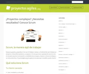 Proyectosagiles.org(Proyectos Ágiles) Screenshot