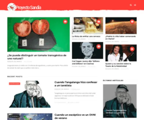 Proyectosandia.com(Proyecto Sandía) Screenshot