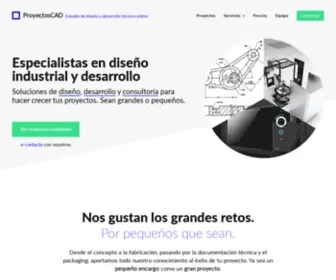 Proyectoscad.com(Oficina técnica de diseño y desarrollo) Screenshot