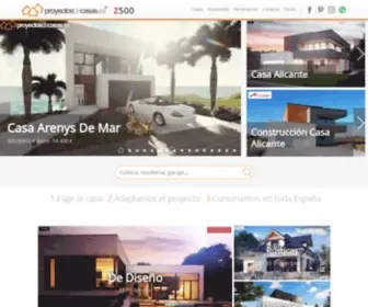 Proyectosdecasas.es(Diseñamos y construimos casas en toda España) Screenshot