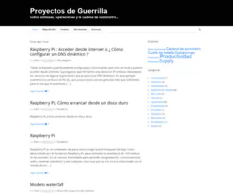 Proyectosguerrilla.com(Proyectos de Guerrilla) Screenshot