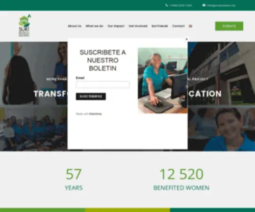 Proyectosuri.org(Proyecto Suri) Screenshot
