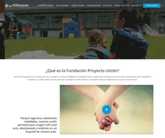 Proyectounion.org(Fundación Proyecto Unión) Screenshot