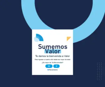 Proyectovalor.com.ar(Valor) Screenshot