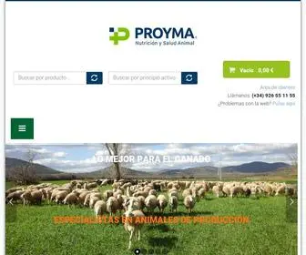 Proymaganadera.com(Proyma Ganadera S.L) Screenshot