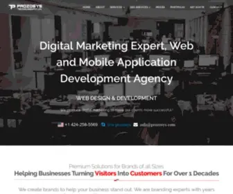 Prozosys.com(Web Design Company) Screenshot