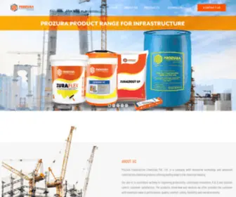 Prozura.com(Construction Chemical Pvt) Screenshot