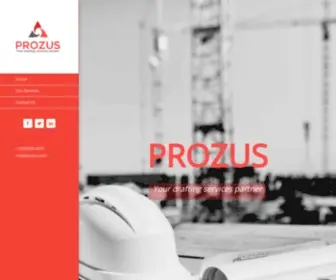 Prozus.com(Your Drafting services partner) Screenshot