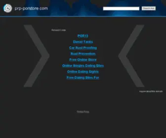 PRP-PorStore.com(The Leading PRP POR Store Site on the Net) Screenshot
