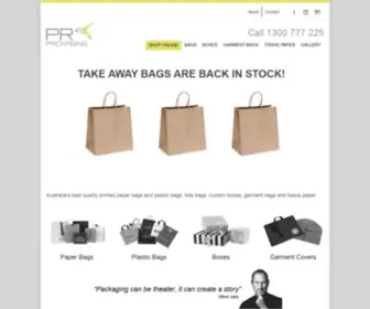 Prpackaging.com.au(PR Packaging) Screenshot