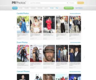 PRphotos.com(Celebrity Pictures and Celebrity Stock Photos) Screenshot