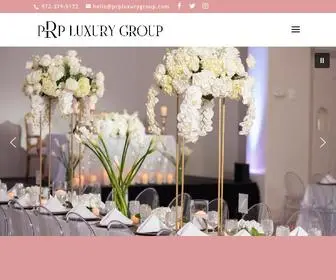 PRpluxurygroup.com(PRP Luxury Group) Screenshot