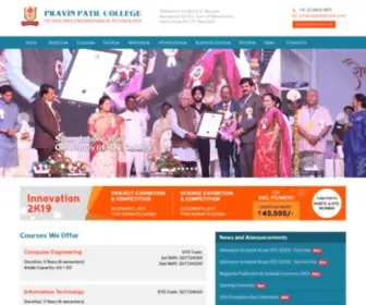 PRppolytechnic.com(Pravin Patil College of Diploma Engineering and Technology) Screenshot