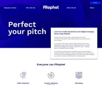 PRprophet.ai(Prophet) Screenshot