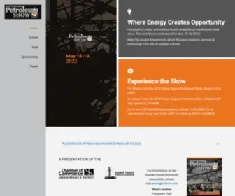 PRPshow.com(Peace Region Petroleum Show) Screenshot