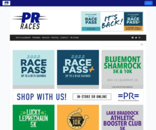 Prraces.com(=PR= Race Series) Screenshot