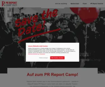 Prreportcamp.de(Prreportcamp) Screenshot