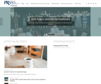 Prsa-PGH.org(PRSA Pittsburgh) Screenshot