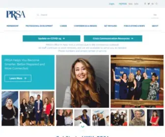 Prsa.org(The public relations society of america (prsa)) Screenshot