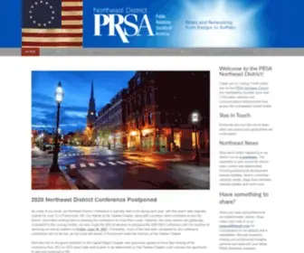 Prsanortheast.org(PRSA Northeast District) Screenshot