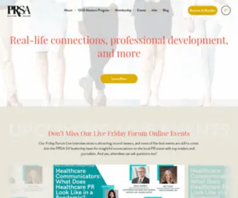 Prsasiliconvalley.org(PRSA) Screenshot