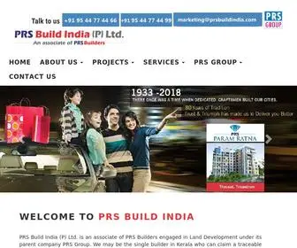 PRsbuildindia.com(APARTMENTS IN TRIVANDRUM) Screenshot