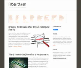 Prsearch.com(Prsearch) Screenshot