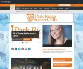 Prsoccer.com(Park Ridge Soccer Club) Screenshot