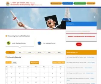 Prsuuniv.in(Vbu online admission application) Screenshot