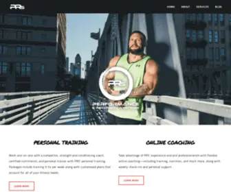 PRSYstemstraining.com(Performance and Recovery Systems) Screenshot