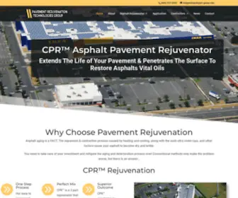 PRT-Group.com(Pavement Rejuvenation Technologies) Screenshot