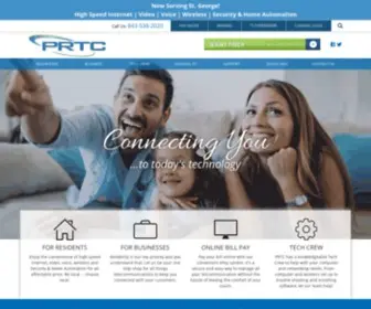 PRTC.us(Cable & Telephone Company in Walterboro) Screenshot
