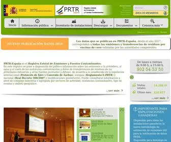 PRTR-ES.es(PRTR España) Screenshot